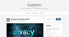 Desktop Screenshot of elkepon.com